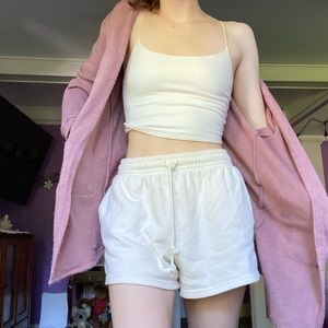 pink lightweight cardigan